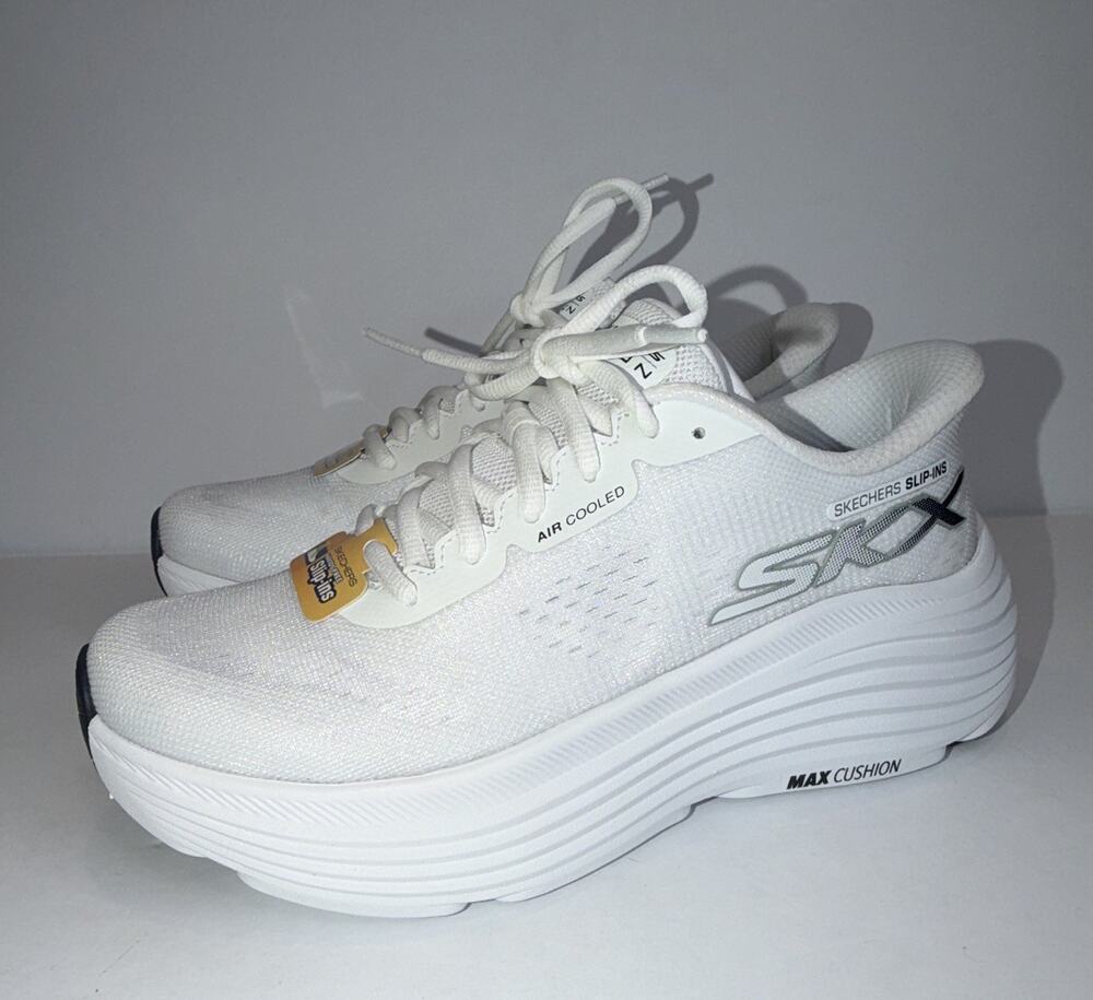 SKECHERS Slip-ins Max Cushioning Endeavour White/Black 129473/WBK